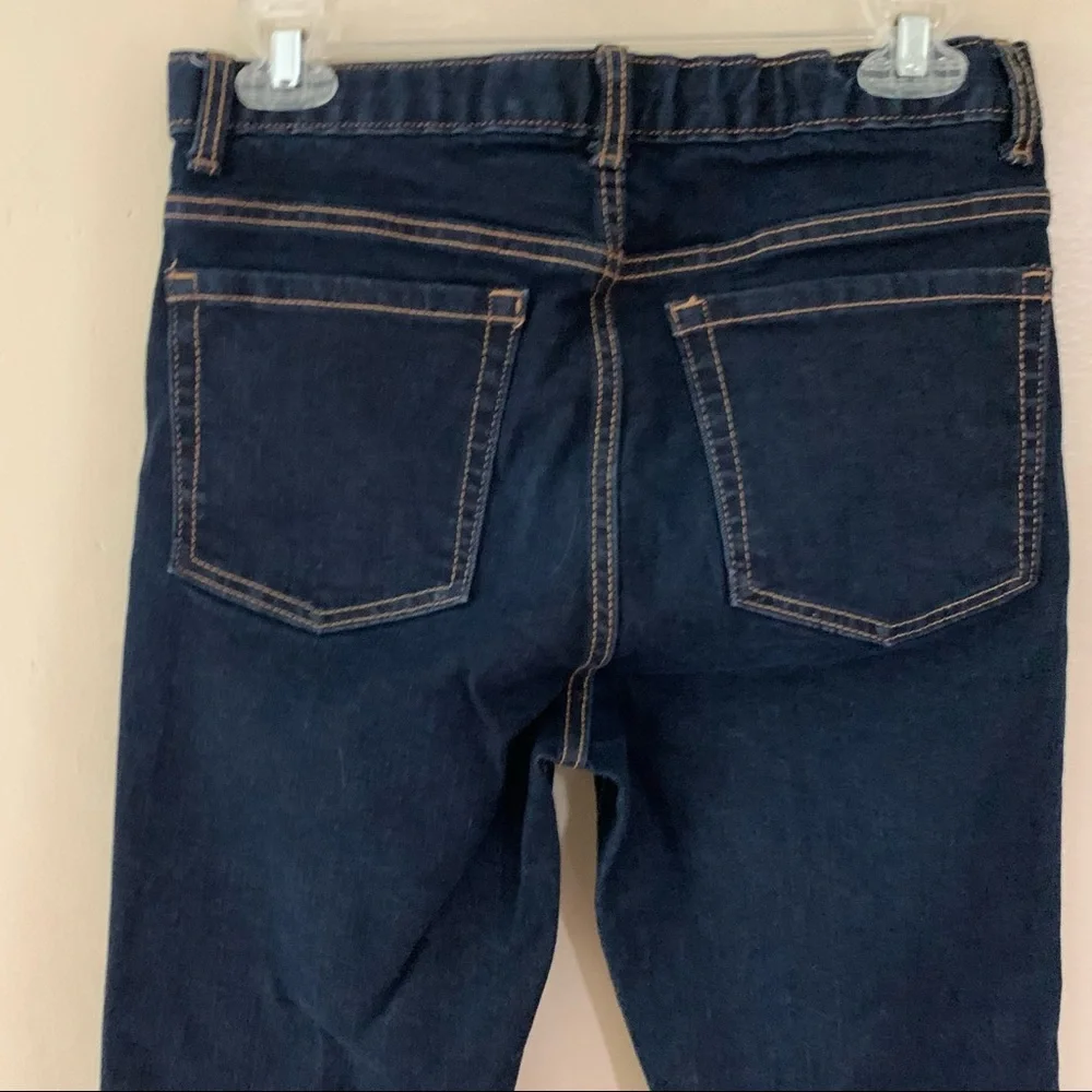Old Navy Jeans Blue Dark Wash Skinny Built-In Flex High Rise Girls Jeans 16